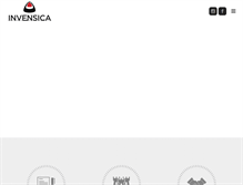 Tablet Screenshot of invensica.com